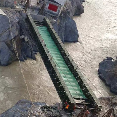 Acrow panel előregyártott acél áthidaló rendszer járművek gyalogos autópálya használatához Bailey híd